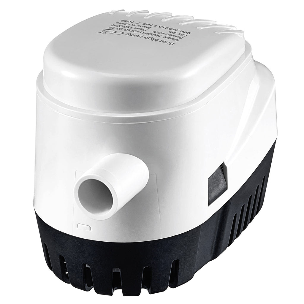 VEVOR Bilge Pump, 750GPH 12V Automatic Submersible Pump