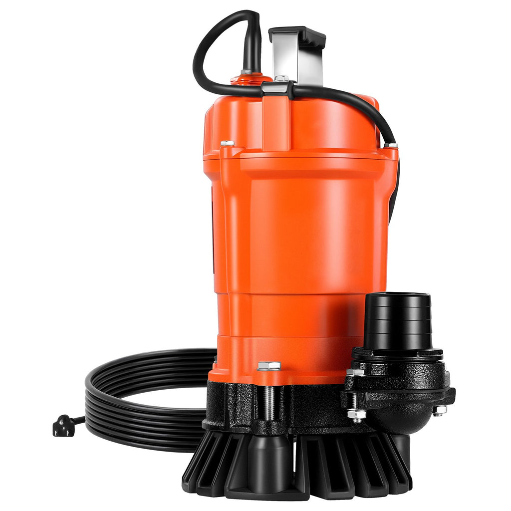 1/2 HP Submersible Pump, 2000 GPH, 120V Cast Iron Submersible Sump - Pool and Spa