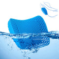 BALAPET Bath Back Pillow Lumbar Pillow for BathtubGel Back Neck Support Pillow with 4 Non-Slip Suction Cups for Lumbar Back Rest Support Fits All Bathtub Hot Tub and Home Spa