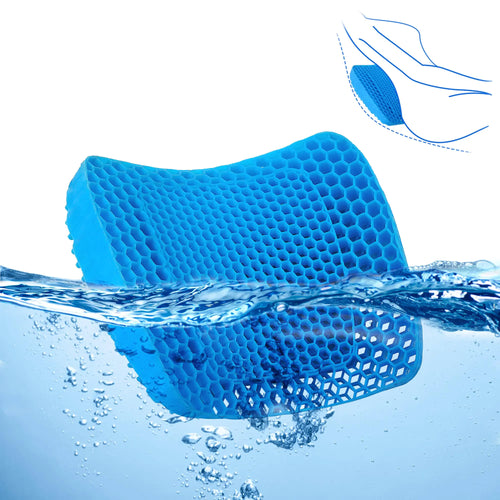 BALAPET Bath Back Pillow Lumbar Pillow for BathtubGel Back Neck Support Pillow with 4 Non-Slip Suction Cups for Lumbar Back Rest Support Fits All Bathtub Hot Tub and Home Spa